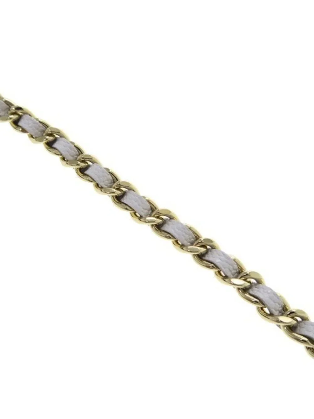 Chanel Quilted Chain Shoulder Bag Gray